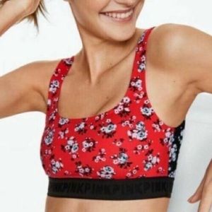 PINK Victoria’s Secret Floral Ultimate Sports Bra